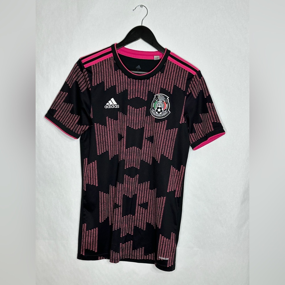 Adidas Mexico National Team Black Pink Aeroready Soccer Football Jersey Small - Picture 6 of 9